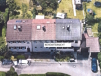 Luftbild Nordostseite - EINFAMILIENHAUS als REIHENMITTELHAUS in ruhiger Lage mit 2 Balkonen & Garten in STUTTGART-WOLFBUSCH