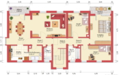 Gundriss OG - ZWEIFAMILIENHAUS mit 2 gleich großen Wohnungen in ruhiger Lage mit 1200 qm Grundstück in STUTTGART-WOLFBUSCH