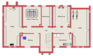 Grundriss UG - ZWEIFAMILIENHAUS mit 2 gleich großen Wohnungen in ruhiger Lage mit 1200 qm Grundstück in STUTTGART-WOLFBUSCH