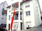 Attraktive 3-ZIMMER-MIETWOHNUNG mit Südbalkon, EBK, Parkett & Tageslichtbad in STUTTGART-WEILIMDORF - Südostansicht