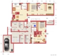 Grundriss UG Haupthaus EG Anbau - TIPP FÜR KAPITALANLEGER!!! 8-FAMILIEN-HAUS, 7 Wohnungen vermietet & eine Wohnung frei, mit großem Garten, Garage & 6 Stellplätzen in ruhiger zentrumsnaher Lage in KORNTAL