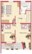 Grundriss OG - REIHENHAUS mit 4 1/2 Zimmern, Terrasse, Balkon, Südgarten & eigener Garage in STUTTGART-WEILIMDORF