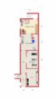 Grundriss Ebene 2 - EINFAMILIEN-BUNGALOW mit versetzten Wohnebenen, Garage,Stellplatz,Terrasse & Garten in DITZINGEN-HIRSCHLANDEN
