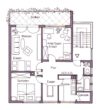 Grundriss - Geschmackvoll modernisierte 3 1/2-Zimmer-MIETWOHNUNG in STUTTGART-VAIHINGEN