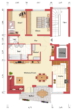 Grundriss - Sehr komfortable & großzügige 3-ZIMMER-MIETWOHNUNG im 1.OG mit Aufzug, Südbalkon & TG-Stellplatz in STUTTGART-WEILIMDORF